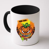Spooky Season Scary Halloween Pumpkin Mug