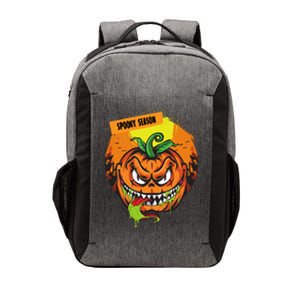 Spooky Season Scary Halloween Pumpkin Vector Backpack