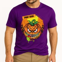 Spooky Season Scary Halloween Pumpkin Cooling Performance Crew T-Shirt