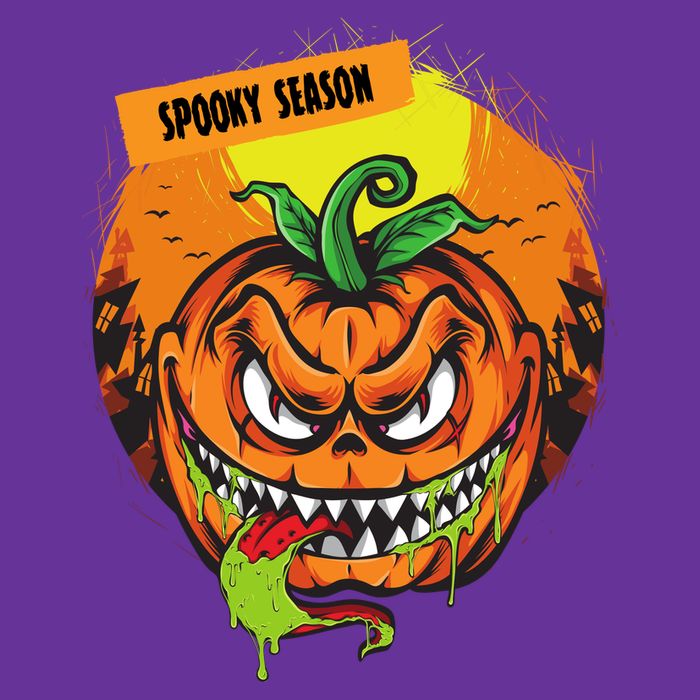 Spooky Season Scary Halloween Pumpkin Cooling Performance Crew T-Shirt