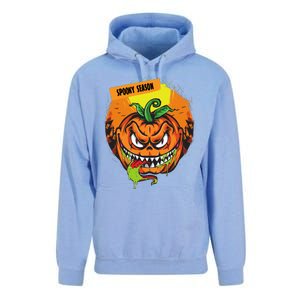 Spooky Season Scary Halloween Pumpkin Unisex Surf Hoodie