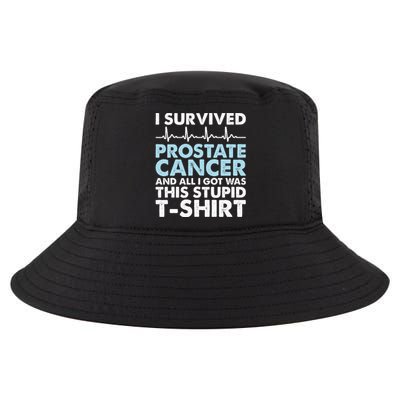 Sarcasm Surgery Survivor Prostate Cancer Awareness Cool Comfort Performance Bucket Hat