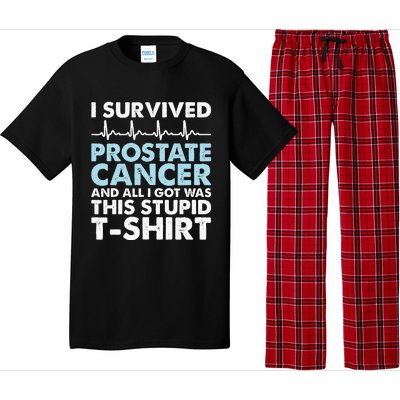 Sarcasm Surgery Survivor Prostate Cancer Awareness Pajama Set