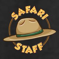 Safari Staff Safari Birthday Zoo Birthday 7 Panel Mesh Trucker Snapback Hat