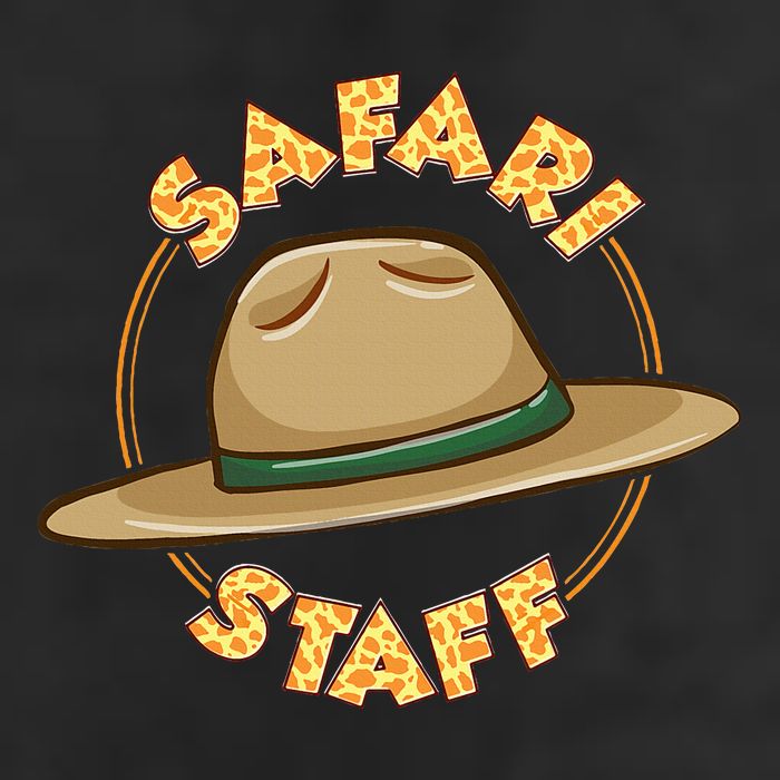 Safari Staff Safari Birthday Zoo Birthday 7 Panel Mesh Trucker Snapback Hat