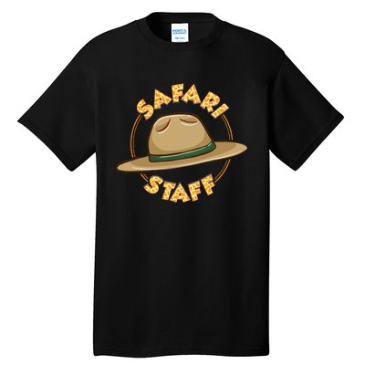 Safari Staff Safari Birthday Zoo Birthday Tall T-Shirt