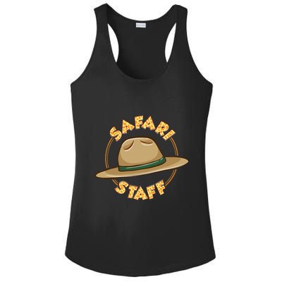 Safari Staff Safari Birthday Zoo Birthday Ladies PosiCharge Competitor Racerback Tank
