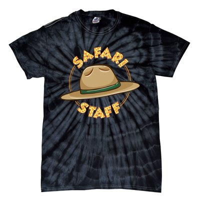 Safari Staff Safari Birthday Zoo Birthday Tie-Dye T-Shirt