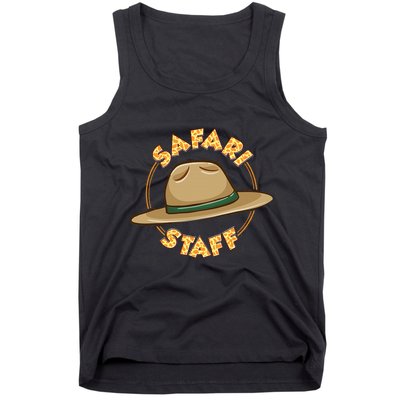 Safari Staff Safari Birthday Zoo Birthday Tank Top