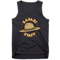 Safari Staff Safari Birthday Zoo Birthday Tank Top