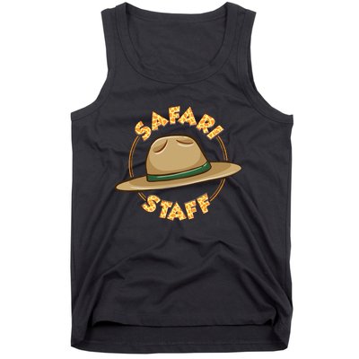 Safari Staff Safari Birthday Zoo Birthday Tank Top