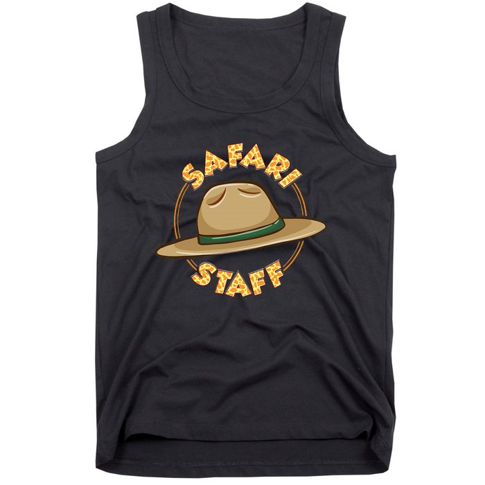 Safari Staff Safari Birthday Zoo Birthday Tank Top