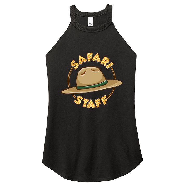 Safari Staff Safari Birthday Zoo Birthday Women's Perfect Tri Rocker Tank
