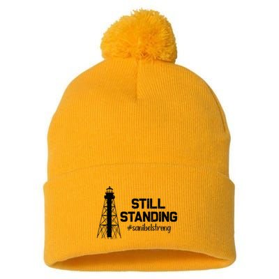 Still Standing Sanibel Strong Florida Hurricane Relief Pom Pom 12in Knit Beanie