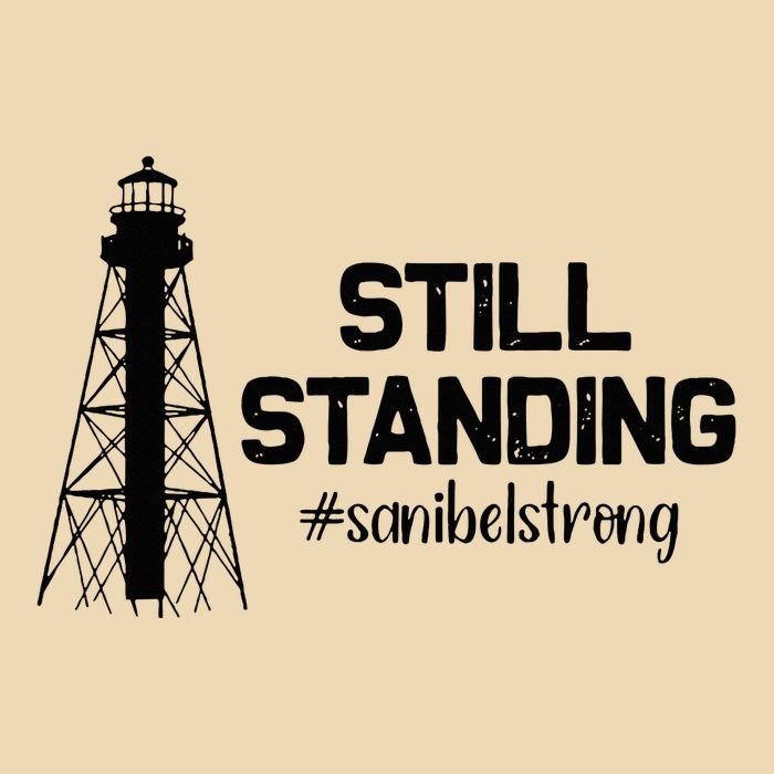 Still Standing Sanibel Strong Florida Hurricane Relief Zip Tote Bag
