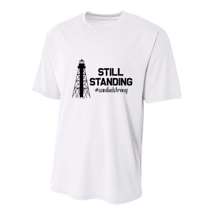Still Standing Sanibel Strong Florida Hurricane Relief Youth Performance Sprint T-Shirt