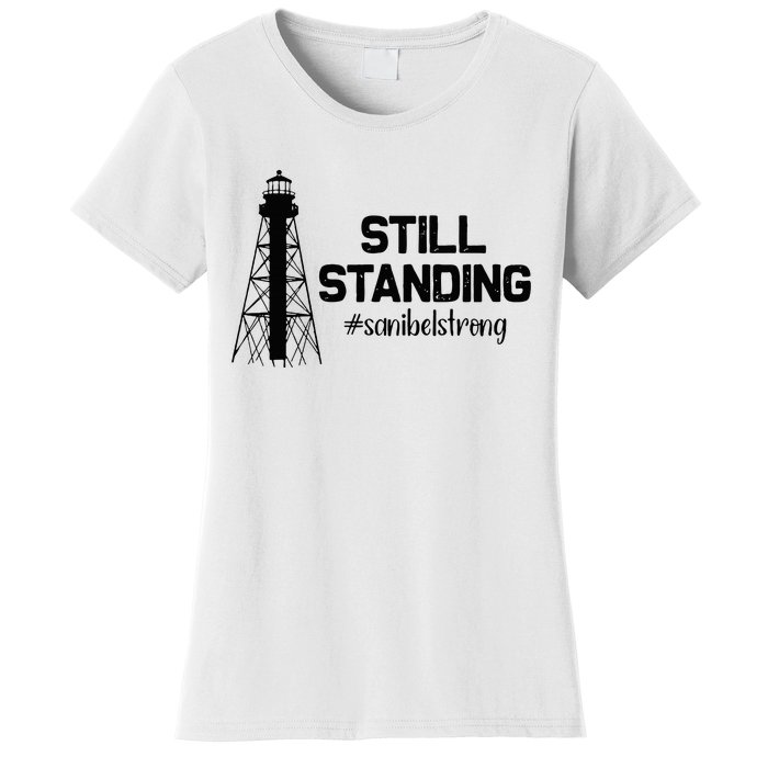 Still Standing Sanibel Strong Florida Hurricane Relief Women's T-Shirt