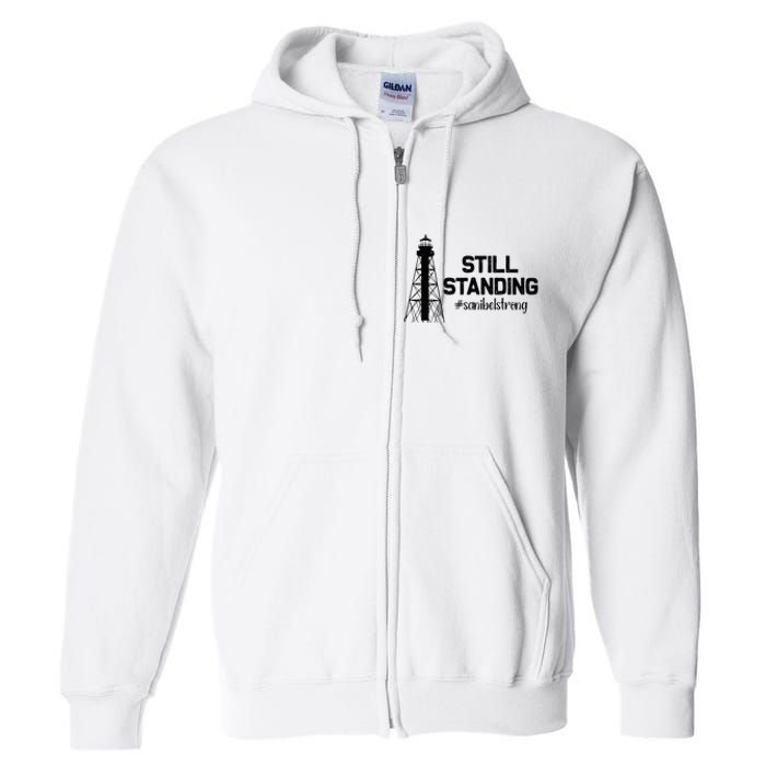 Still Standing Sanibel Strong Florida Hurricane Relief Full Zip Hoodie