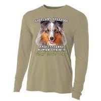 Shetland Sheepdog Sheltie Merle Professional Human Trainer Cute Dog Cooling Performance Long Sleeve Crew