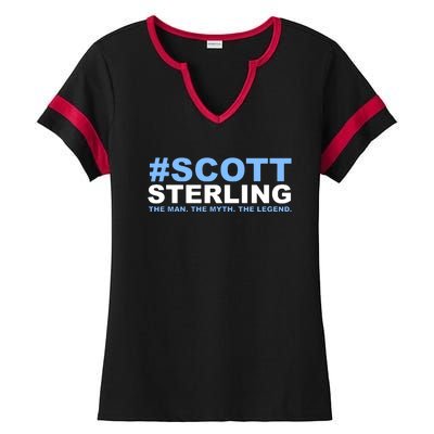 Scott Sterling STUDIO C Ladies Halftime Notch Neck Tee