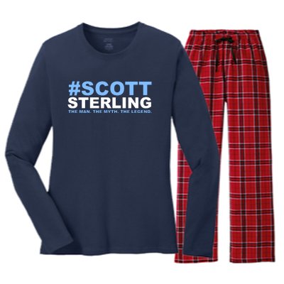 Scott Sterling STUDIO C Women's Long Sleeve Flannel Pajama Set 