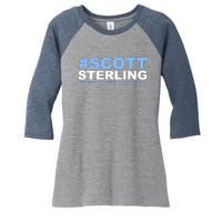 Scott Sterling STUDIO C Women's Tri-Blend 3/4-Sleeve Raglan Shirt