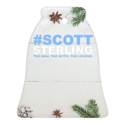 Scott Sterling STUDIO C Ceramic Bell Ornament