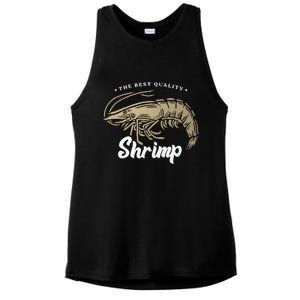 Shrimp Seafood Ladies PosiCharge Tri-Blend Wicking Tank