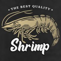 Shrimp Seafood 7 Panel Mesh Trucker Snapback Hat