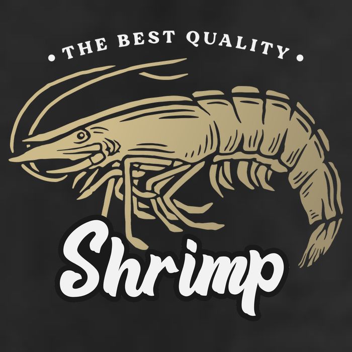 Shrimp Seafood 7 Panel Mesh Trucker Snapback Hat