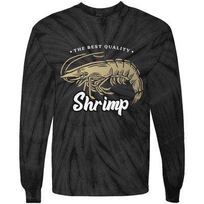 Shrimp Seafood Tie-Dye Long Sleeve Shirt