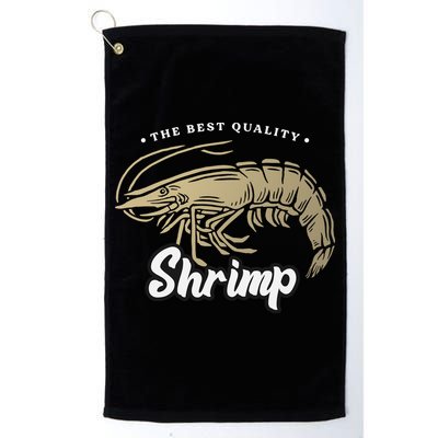 Shrimp Seafood Golf Towel