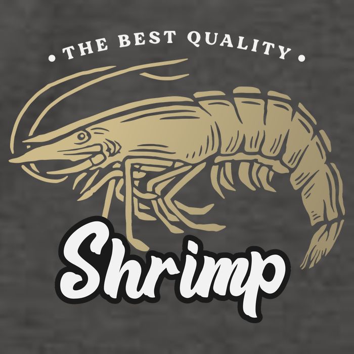 Shrimp Seafood Vector Backpack