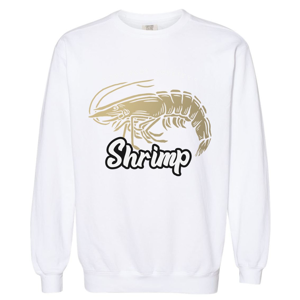 Shrimp Seafood Garment-Dyed Sweatshirt