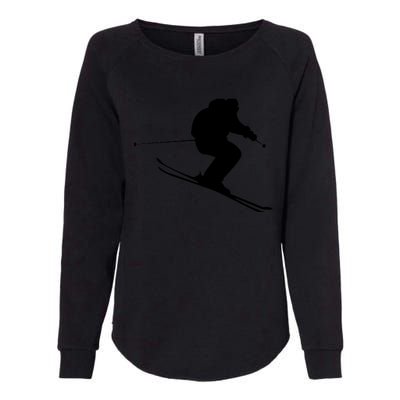 Skiing Ski Womens California Wash Sweatshirt