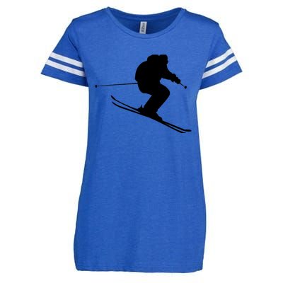 Skiing Ski Enza Ladies Jersey Football T-Shirt