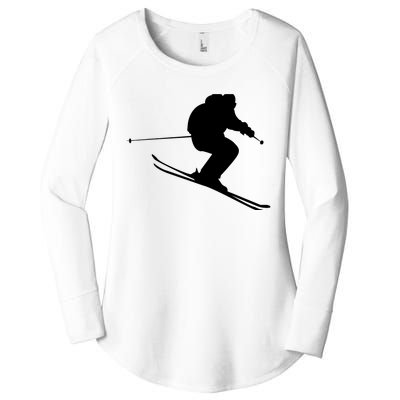 Skiing Ski Women's Perfect Tri Tunic Long Sleeve Shirt