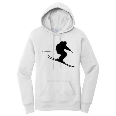 Skiing Ski Women's Pullover Hoodie