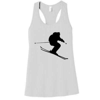 Skiing Ski Women's Racerback Tank