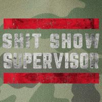 Shit Show Supervisor Sarcastic Distressed Legacy Tie Dye Trucker Hat