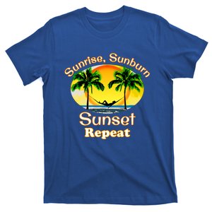 Sunrise Sunburn Sunset Repeat Funny Beach Summer Great Gift T-Shirt