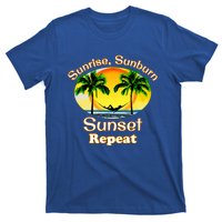 Sunrise Sunburn Sunset Repeat Funny Beach Summer Great Gift T-Shirt