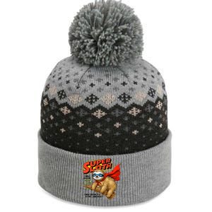 Super Sloth The Baniff Cuffed Pom Beanie