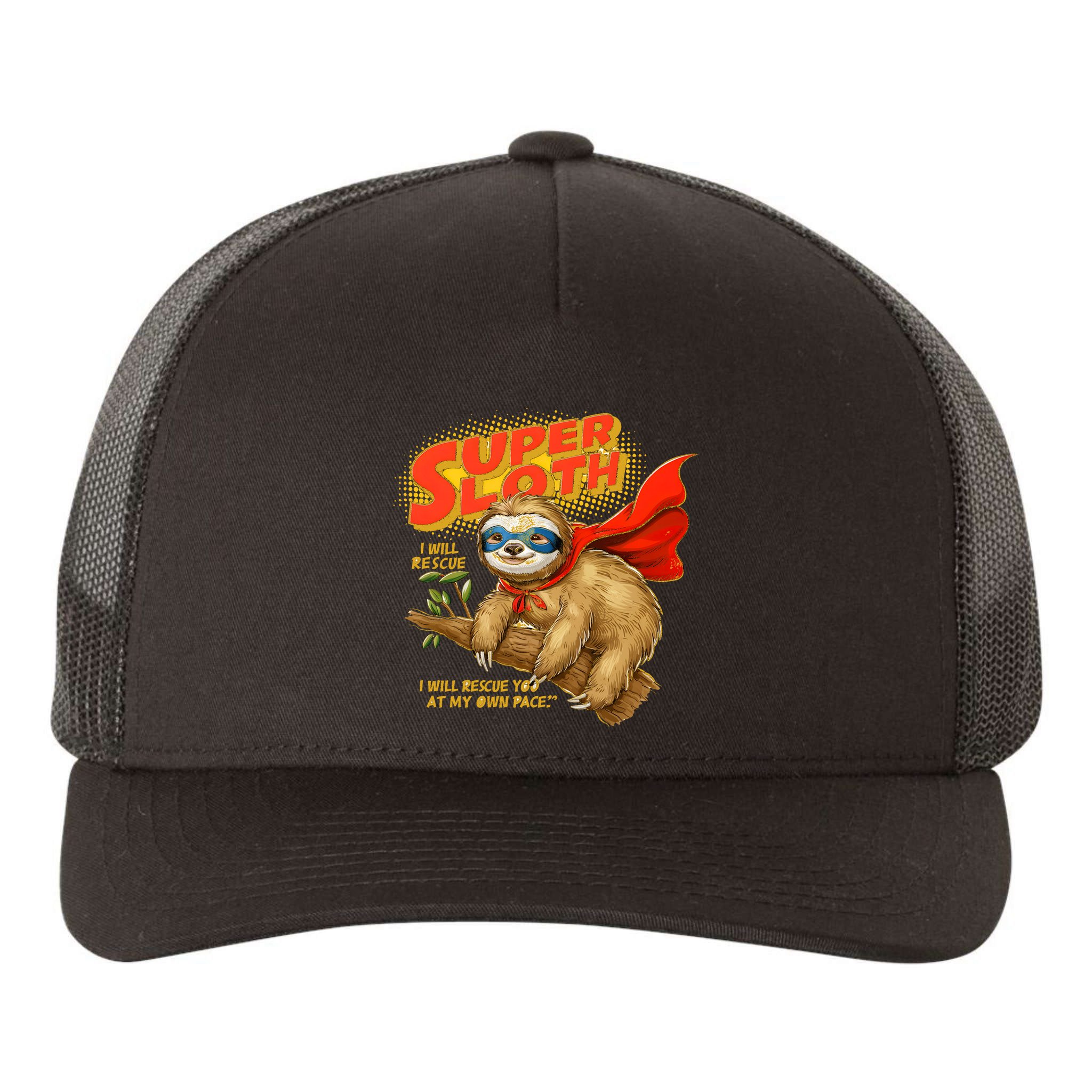 Super Sloth Yupoong Adult 5-Panel Trucker Hat
