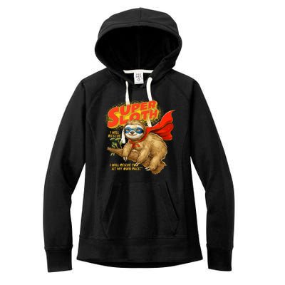 Super Sloth Women's Fleece Hoodie