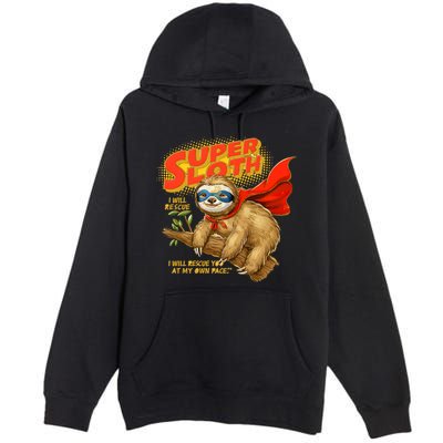 Super Sloth Premium Pullover Hoodie