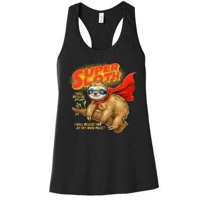 Super Sloth Women's Racerback Tank