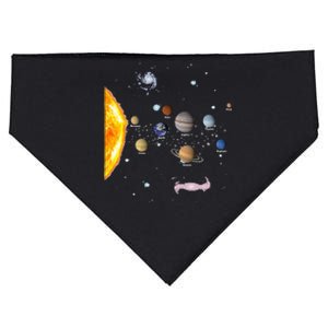 Solar System STEM Kids Realistic Space USA-Made Doggie Bandana