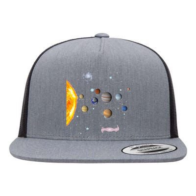 Solar System STEM Kids Realistic Space Flat Bill Trucker Hat