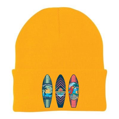 Surfing Surfboarder Surfer Funny Surfboard Knit Cap Winter Beanie